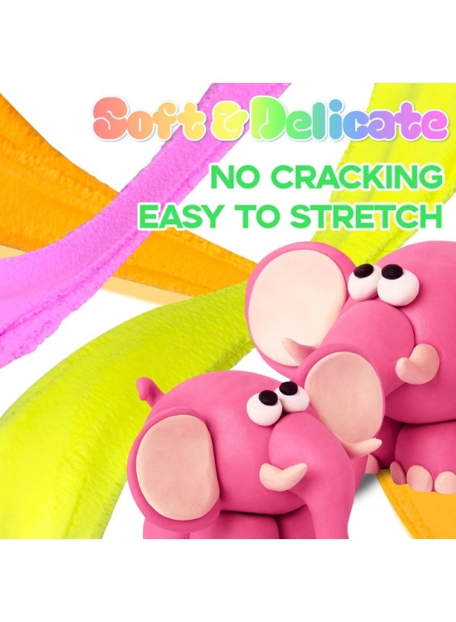 Super Light Air Dry Clay - 72 colors 3+ years