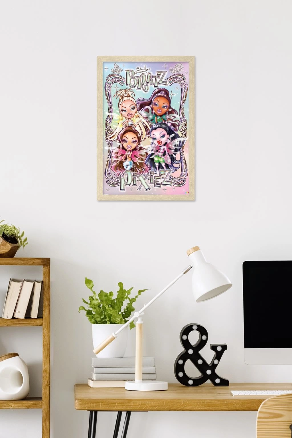Pixiez Wall Poster - Paper 22.4"L x 14.7"W