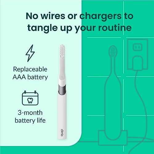 Sonic Toothbrush - Timed Replaceable Head 3 Months Battery Life