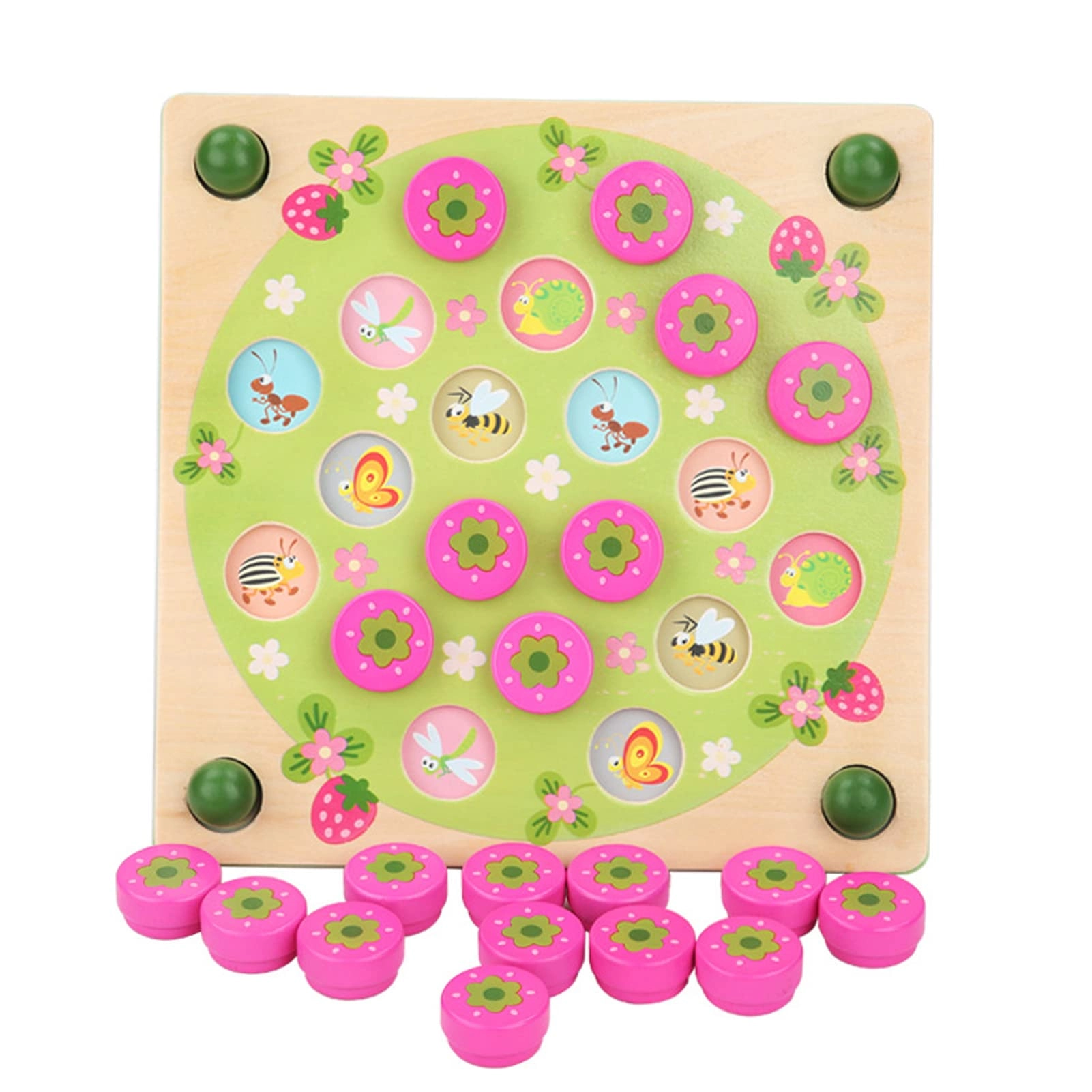 5ERG2D8ER Wooden Memory Game - 20 pieces