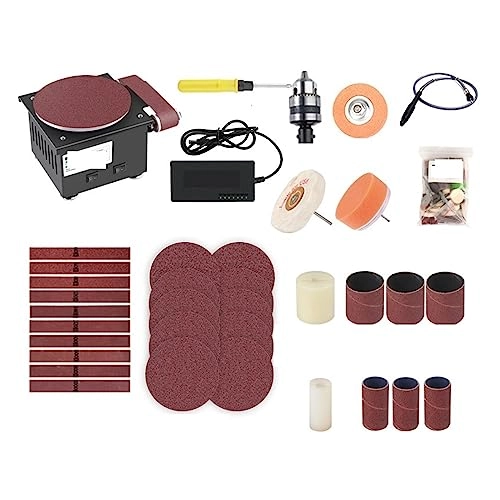 Mini Belt Sander - 7 Variable Speed 10 Sanding Belts