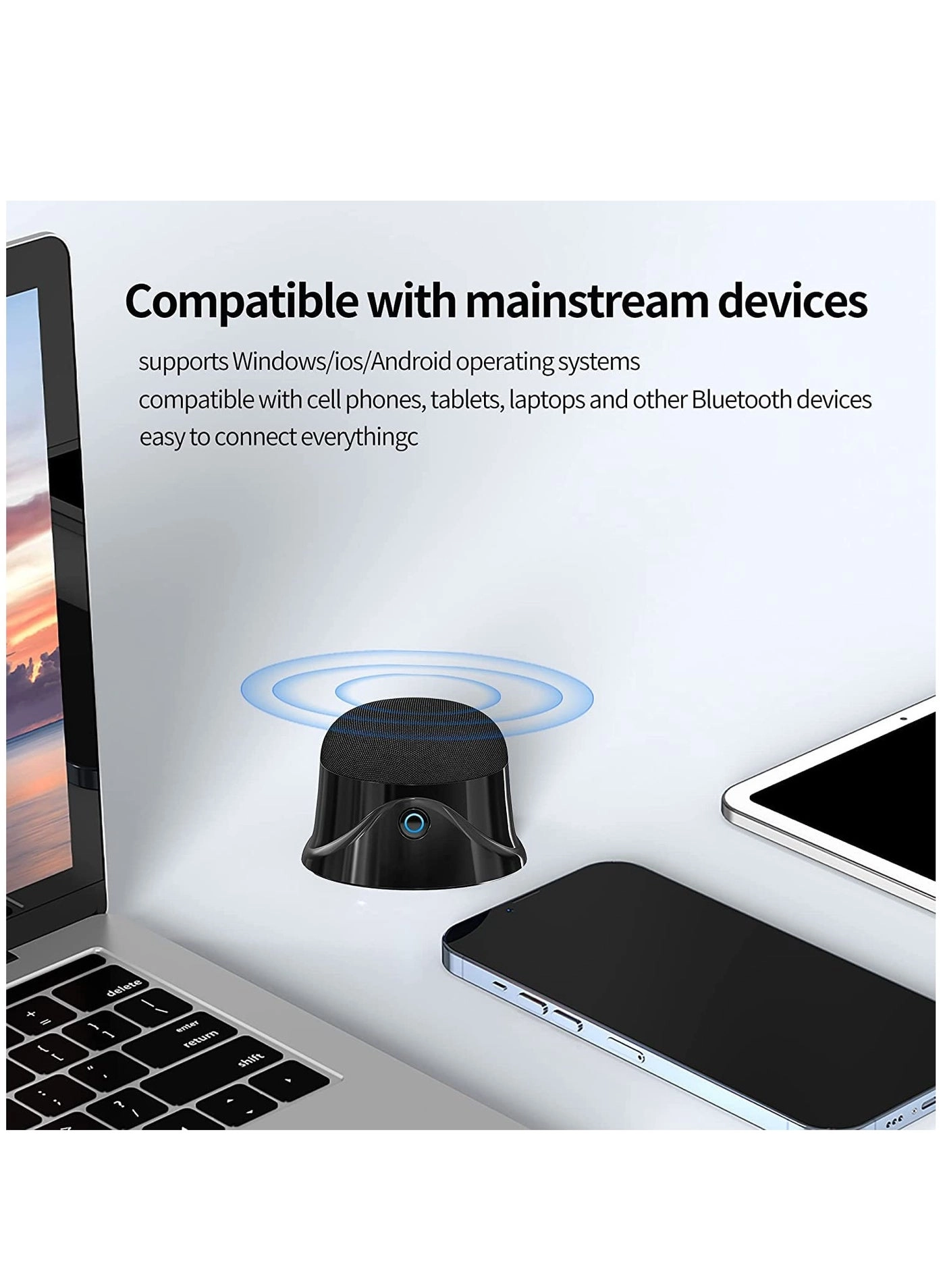 Portable Magnetic Small Bluetooth Speaker - 5W