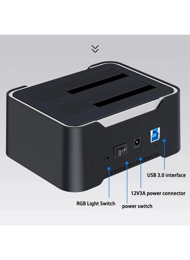 Dual Bay Hard Drive Docking Station