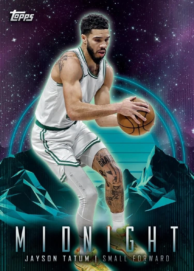 Midnight Basketball Hobby Trading Card Box - 1 Pack Per Box 7 Cards Per Pack