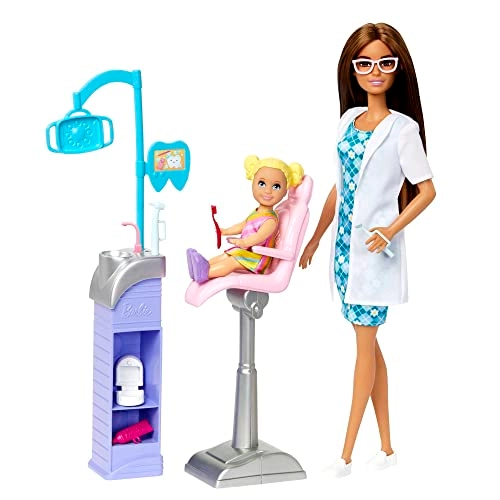 Careers Dentist Doll and Playset - 2 Dolls Ages 3+