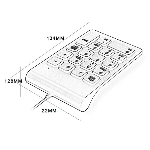 Mini Wireless Keyboard - Wired