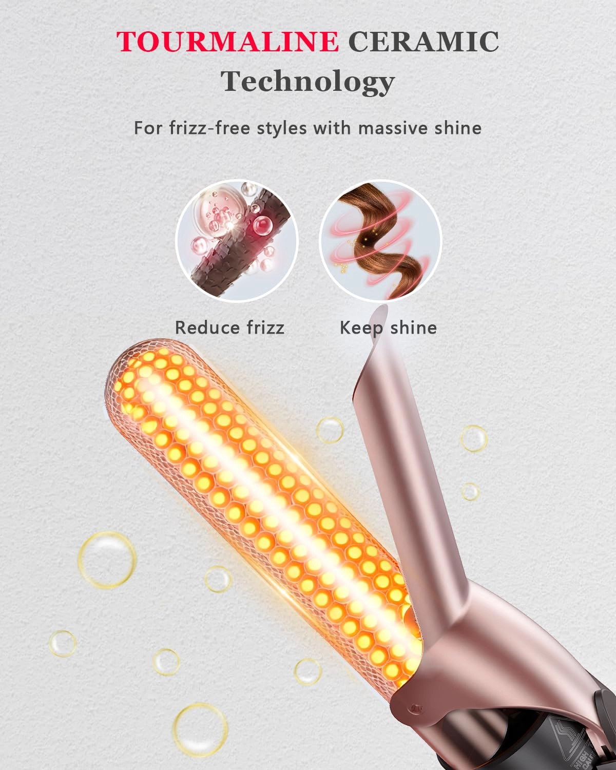 MN-C14A - 5-in-1 Thermal Brush 4 Interchangeable Ceramic Barrels