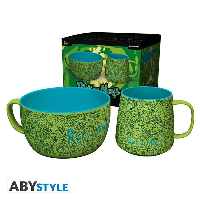 ABYstyle Rick And Morty Mug + Rick And Morty Bowl