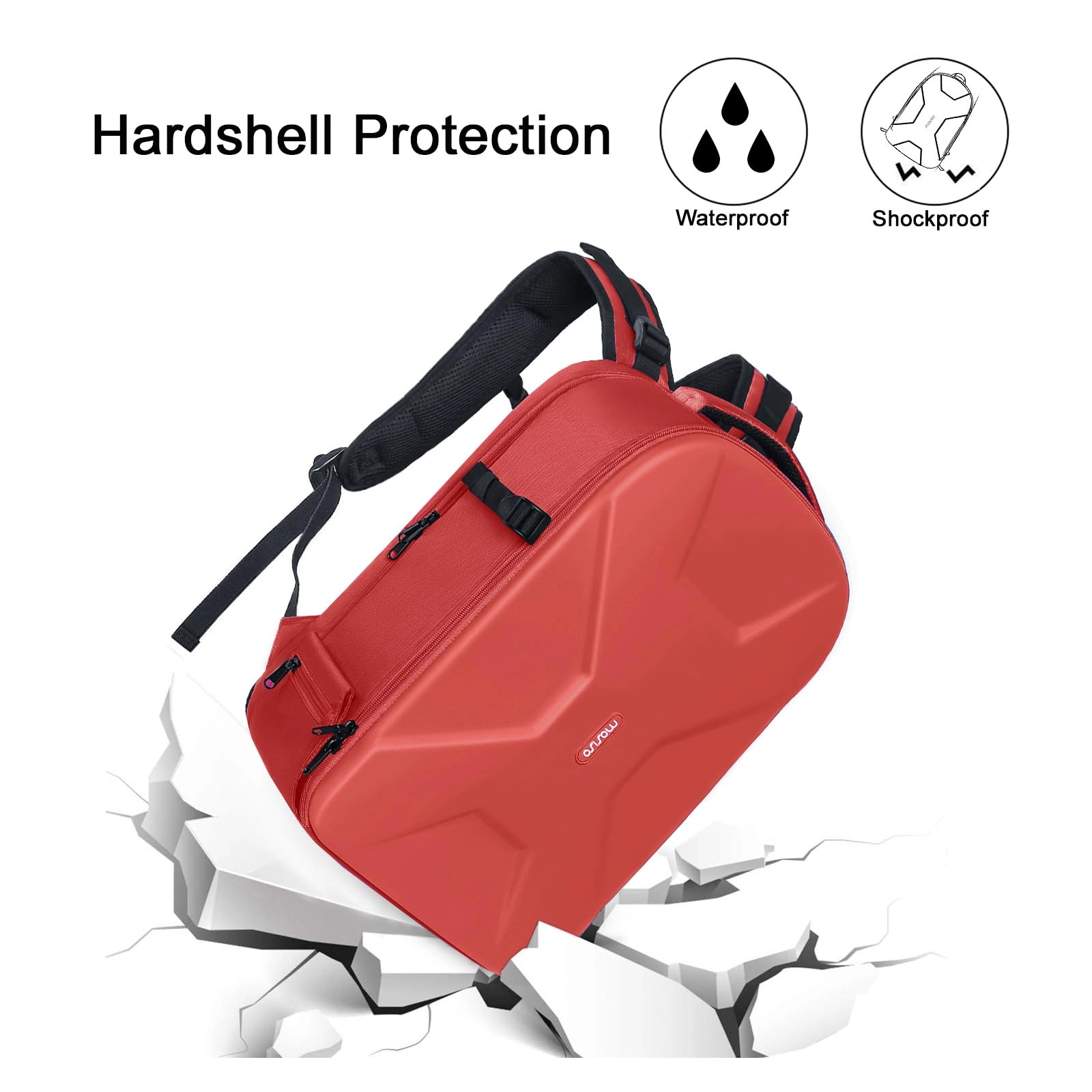 Mocamhsbg - 7.5"D x 11.8"W x 7.5"H Compatible with Canon/Nikon/Sony Hard Shell