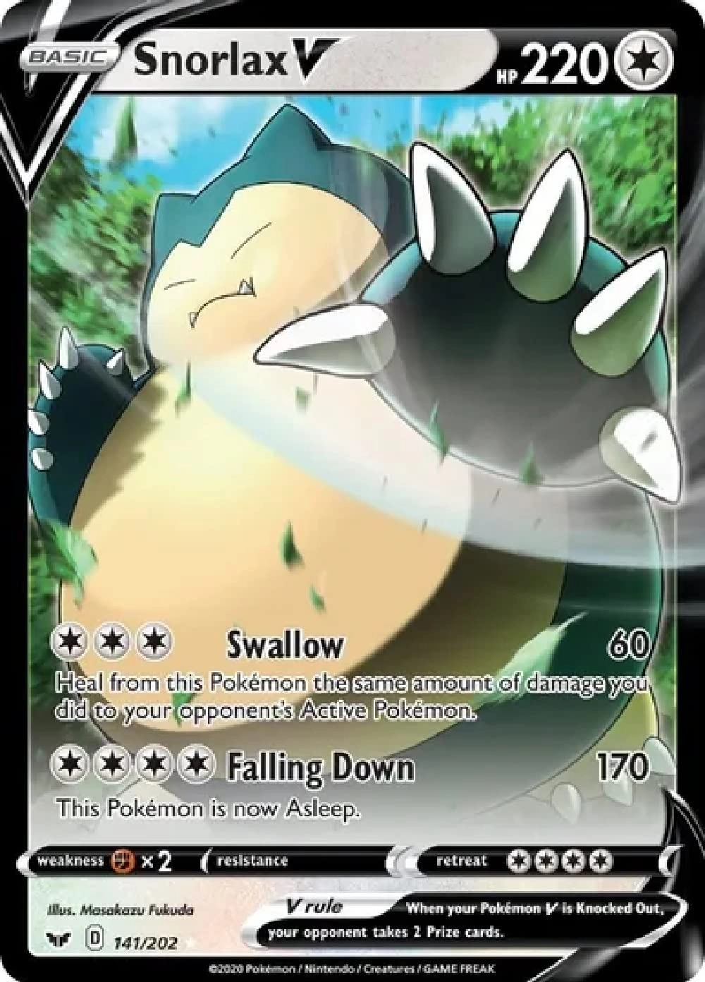 Pokmon Snorlax V 141/202