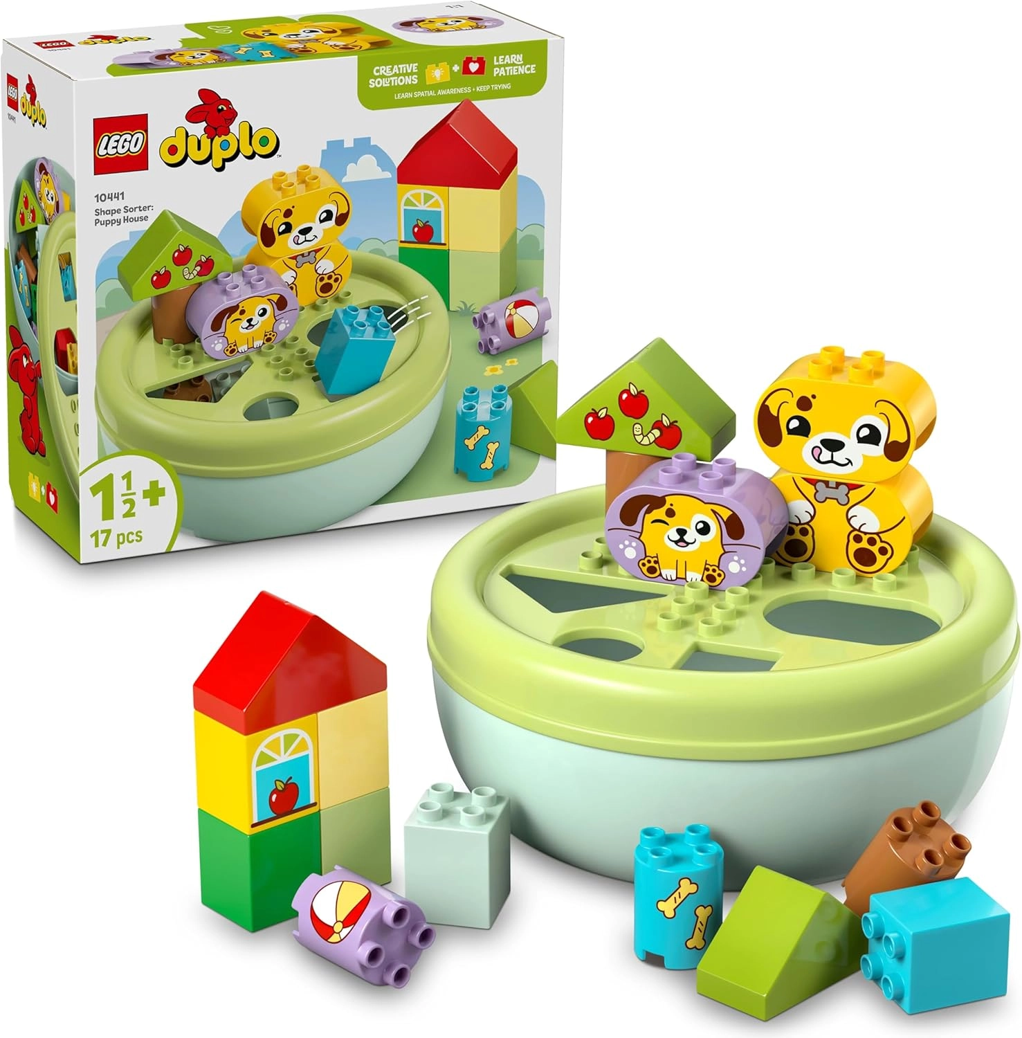 COLOR LAND CHILDRENS TOYS CENTER LLC Shape Sorter Puppy House (10441)