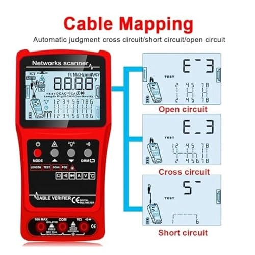 LDPABBELE - 600M Length Measurement POE Test Noise free Cable Tracing