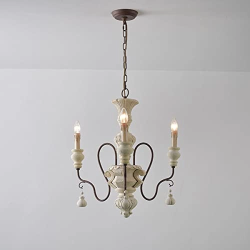 American vintage candle chandelier - 3000K