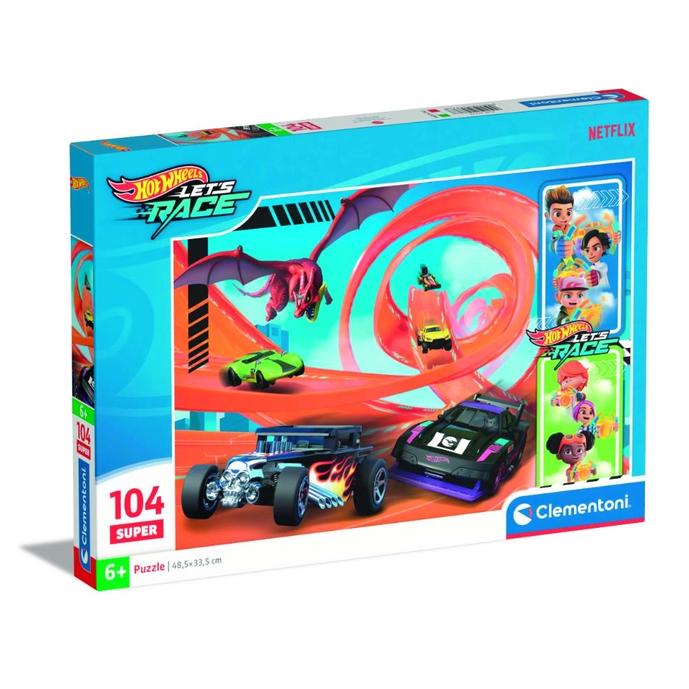 Hotwheels Loop Race Puzzle (527-25776) - 104 pcs