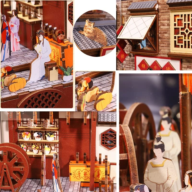 3D Wooden Book Stand Puzzle - 1：24