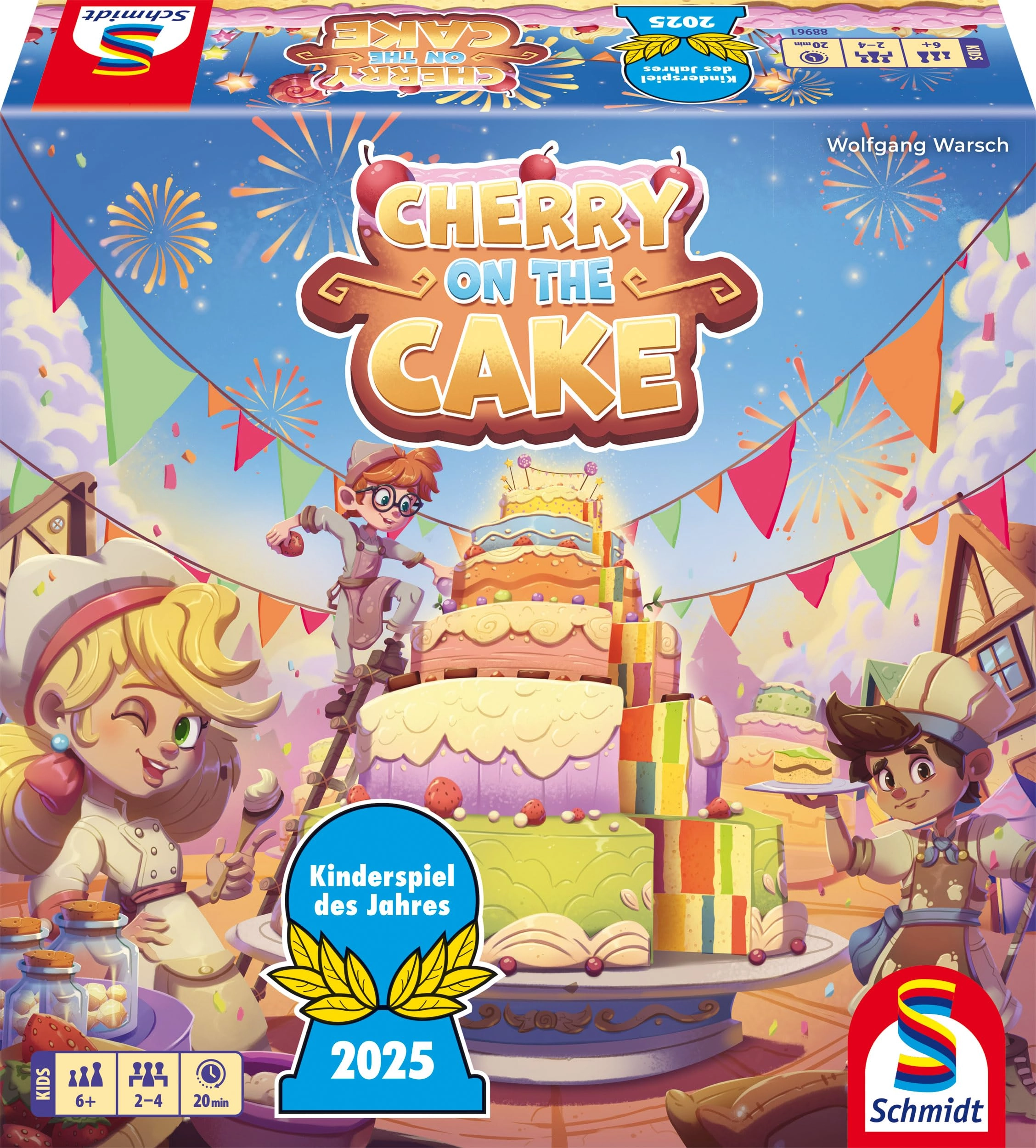 Schmidt Spiele Cherry on The Cake (Dutch, English, French, Italian, Spanish)