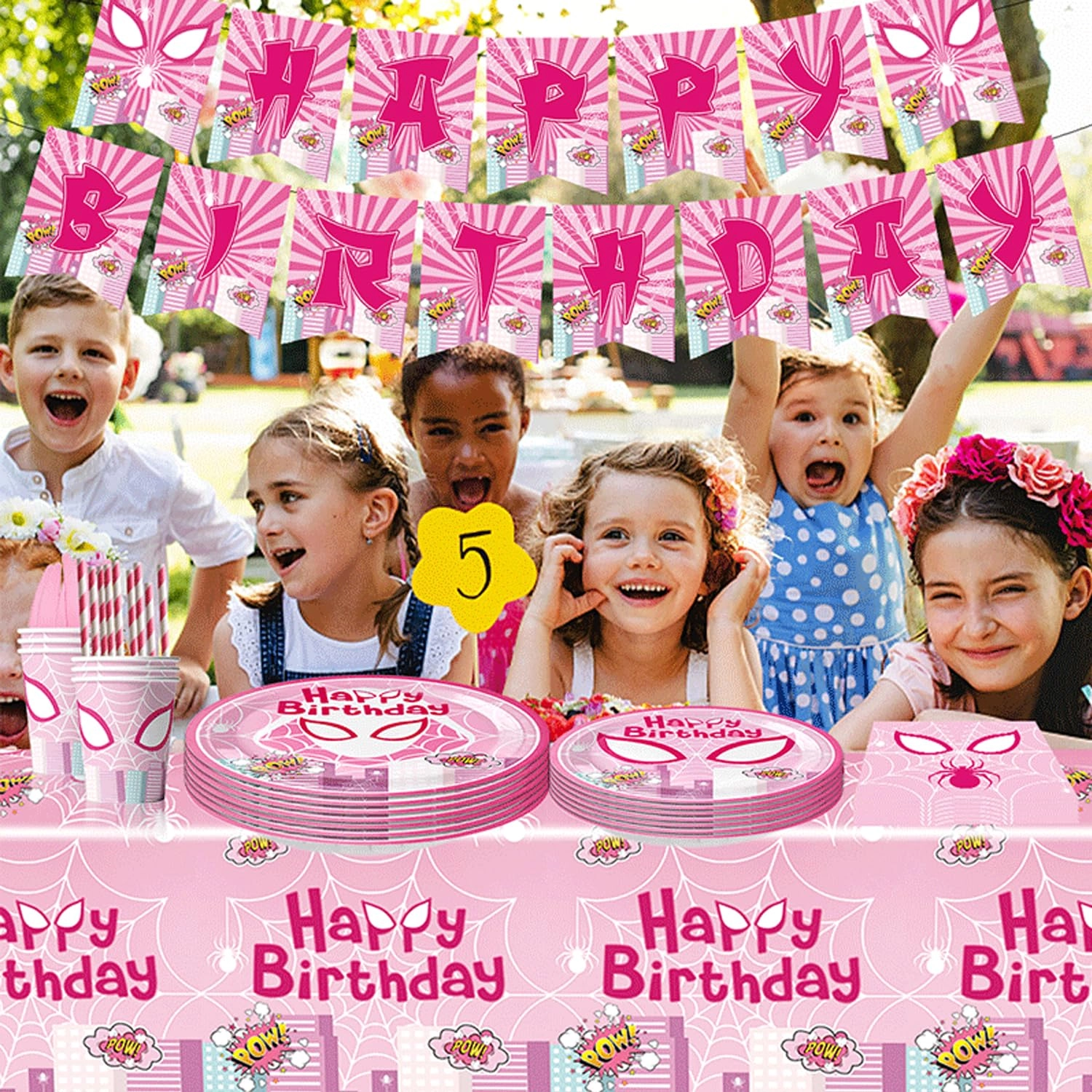 Party Tableware Set - 52PCS Birthday