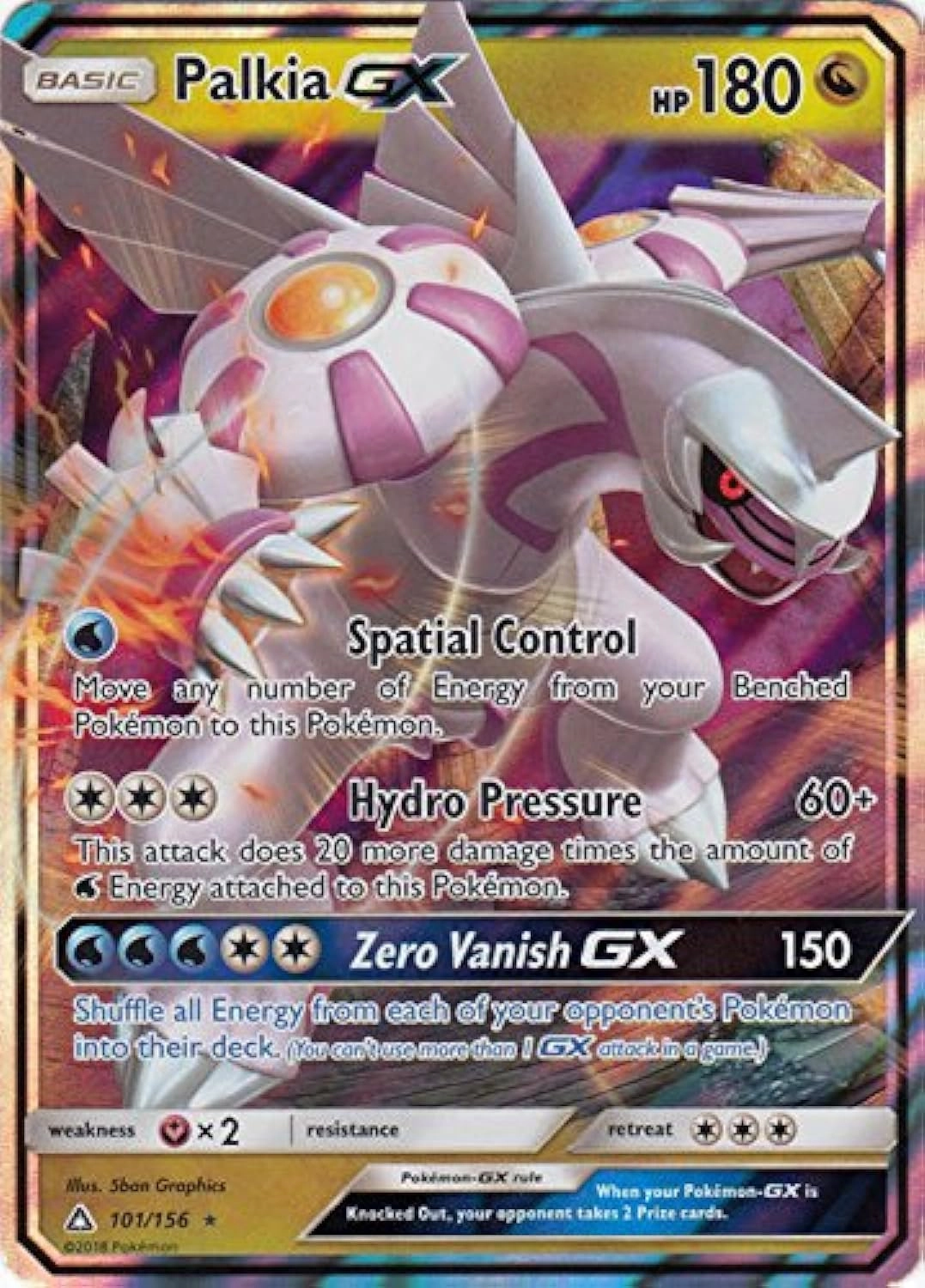 Pokmon Company International Palkia GX 101/156 - Ultra Prism - 1pcs
