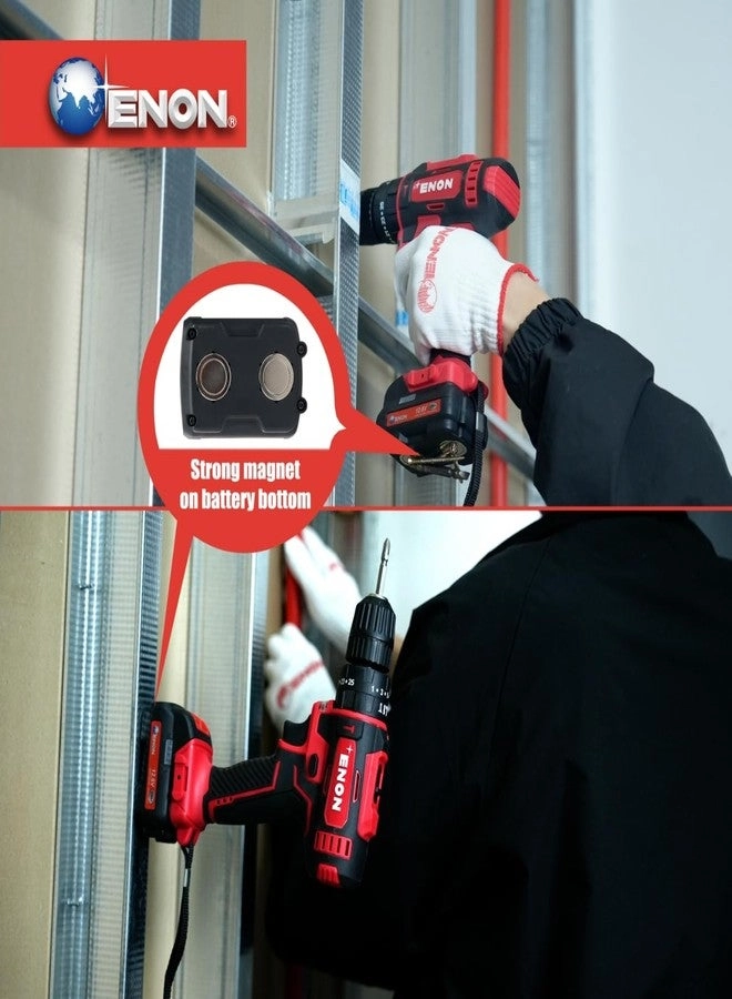 Cordless Impact Drill - 2x1.5Ah