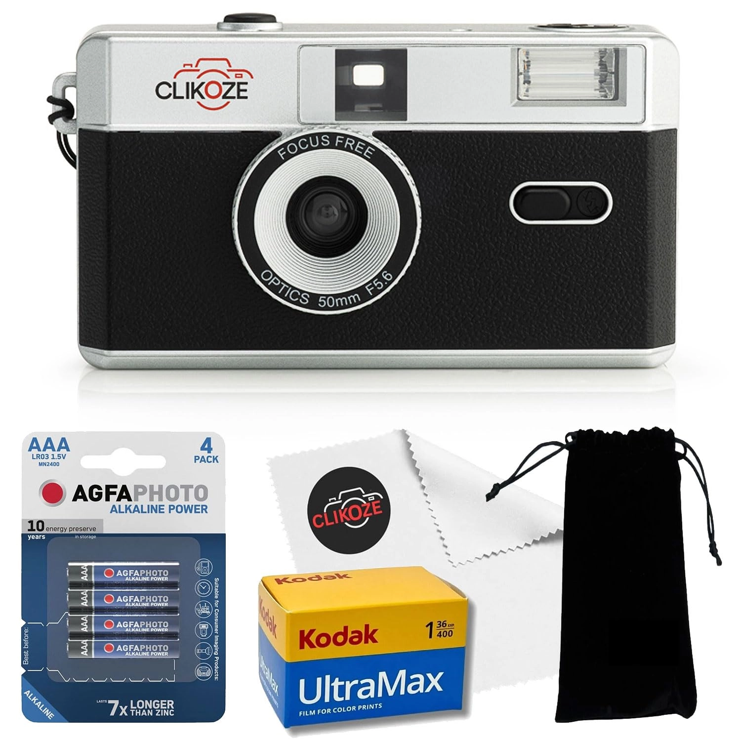 35mm Half-Frame Reloadable Film Camera - fixed-focus