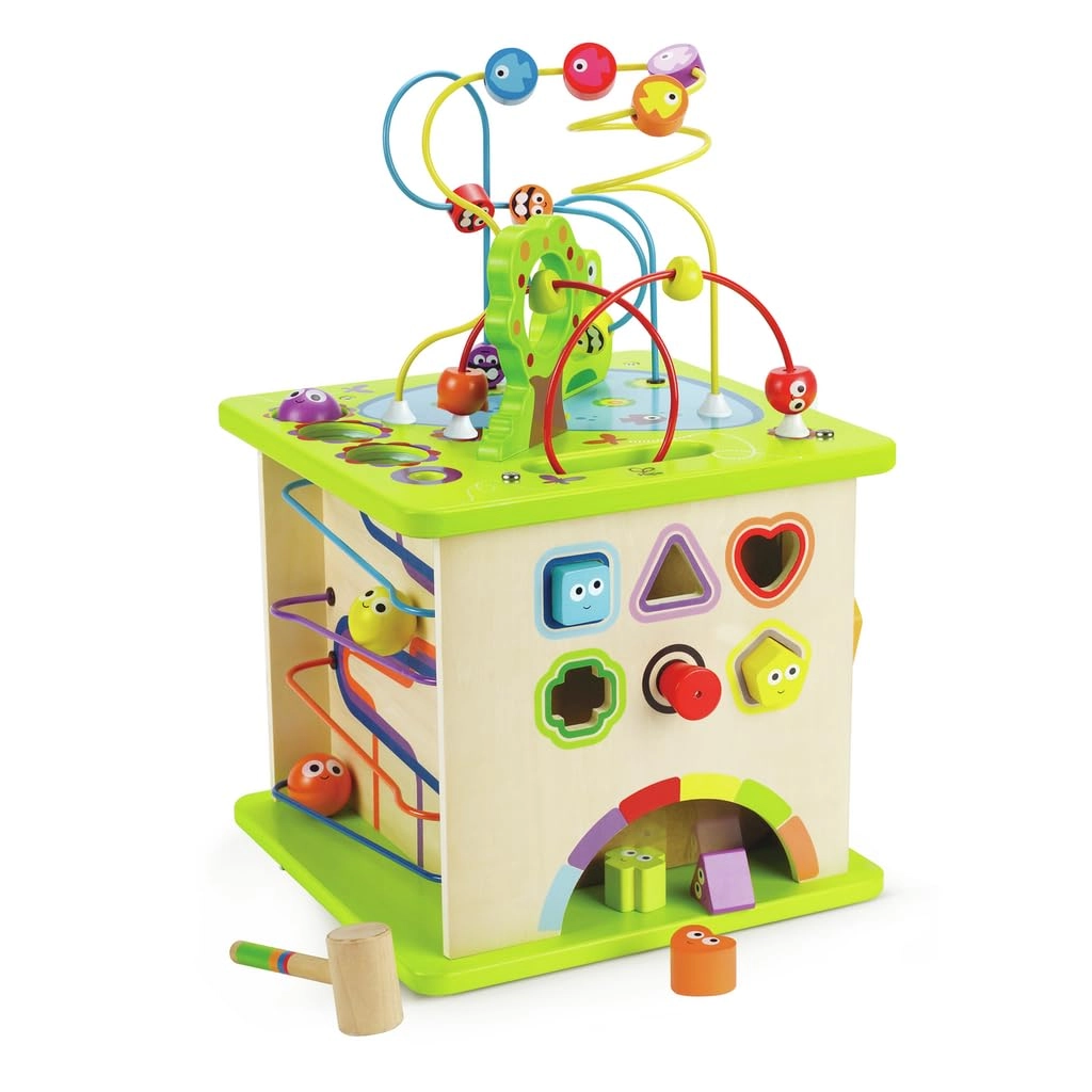 Country Critters Wooden Activity Play Cube - 12 months - 4 years 10 piece(s)
