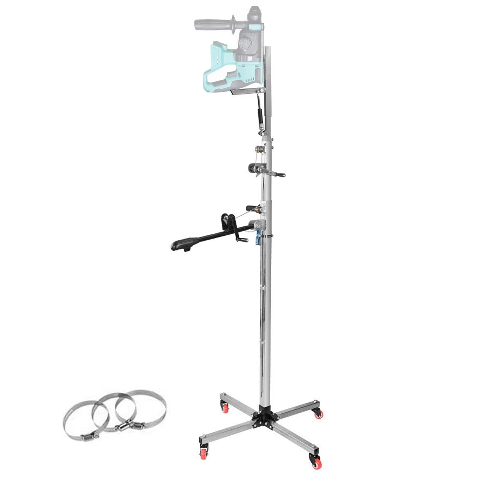 KDBFYBS Hammer Drill Lift - 5m Telescopic Foldable