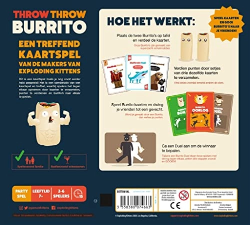 Throw Throw Burrito - Card Game (Dutch)