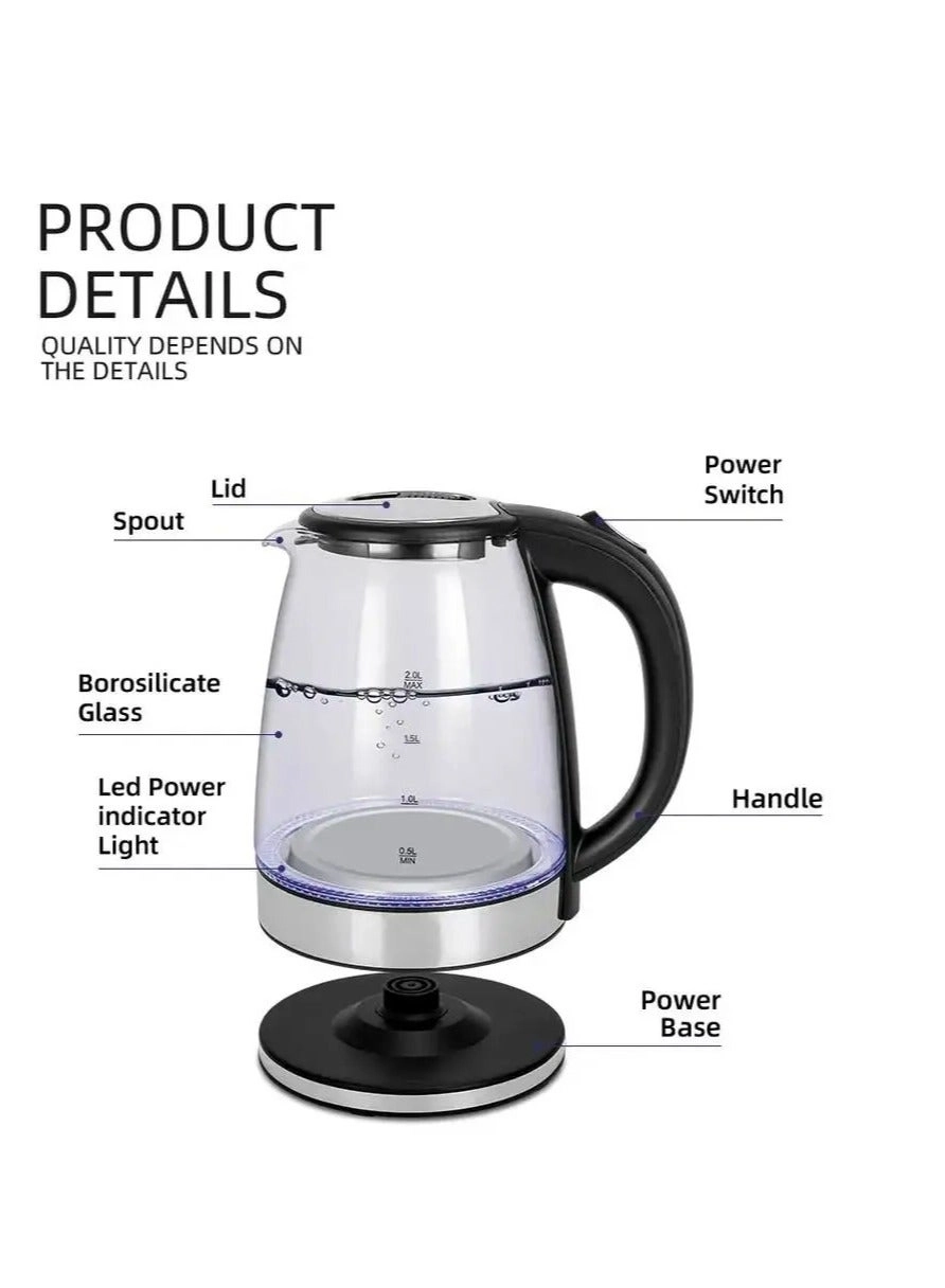 Glass Kettle - 2L