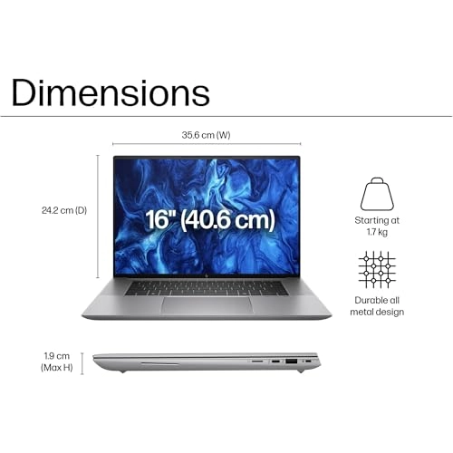 ZBook Studio G11 - 16'' Core Ultra 7 165H 32GB DDR5 512GB SSD