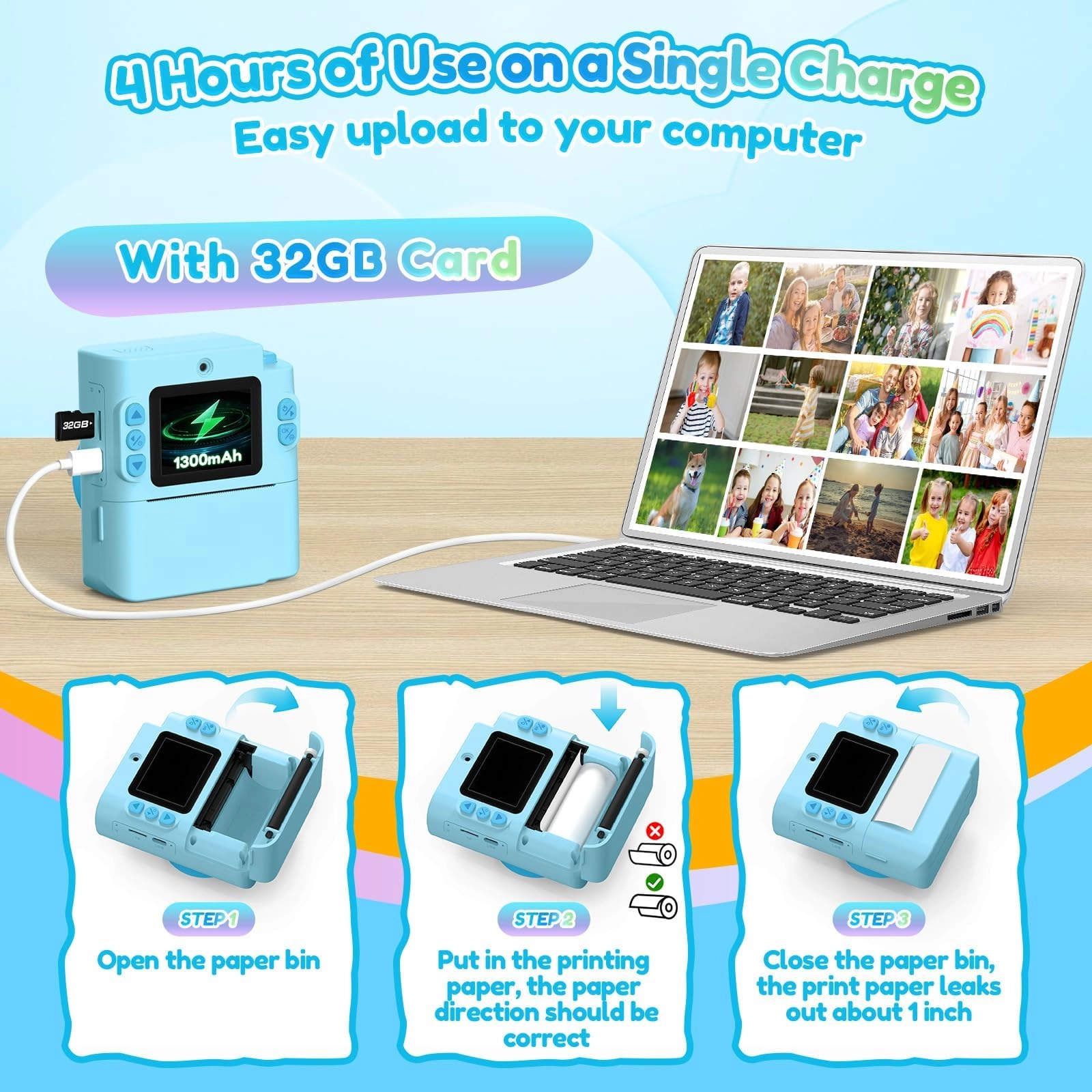 X8D - 1080P Instant Print 32GB