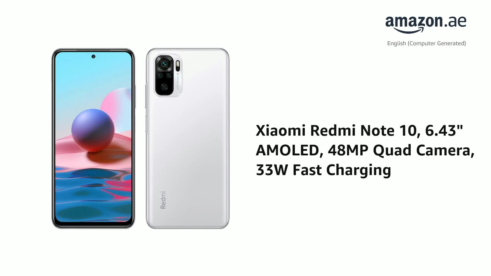 Redmi Note 10 - 4GB 64GB