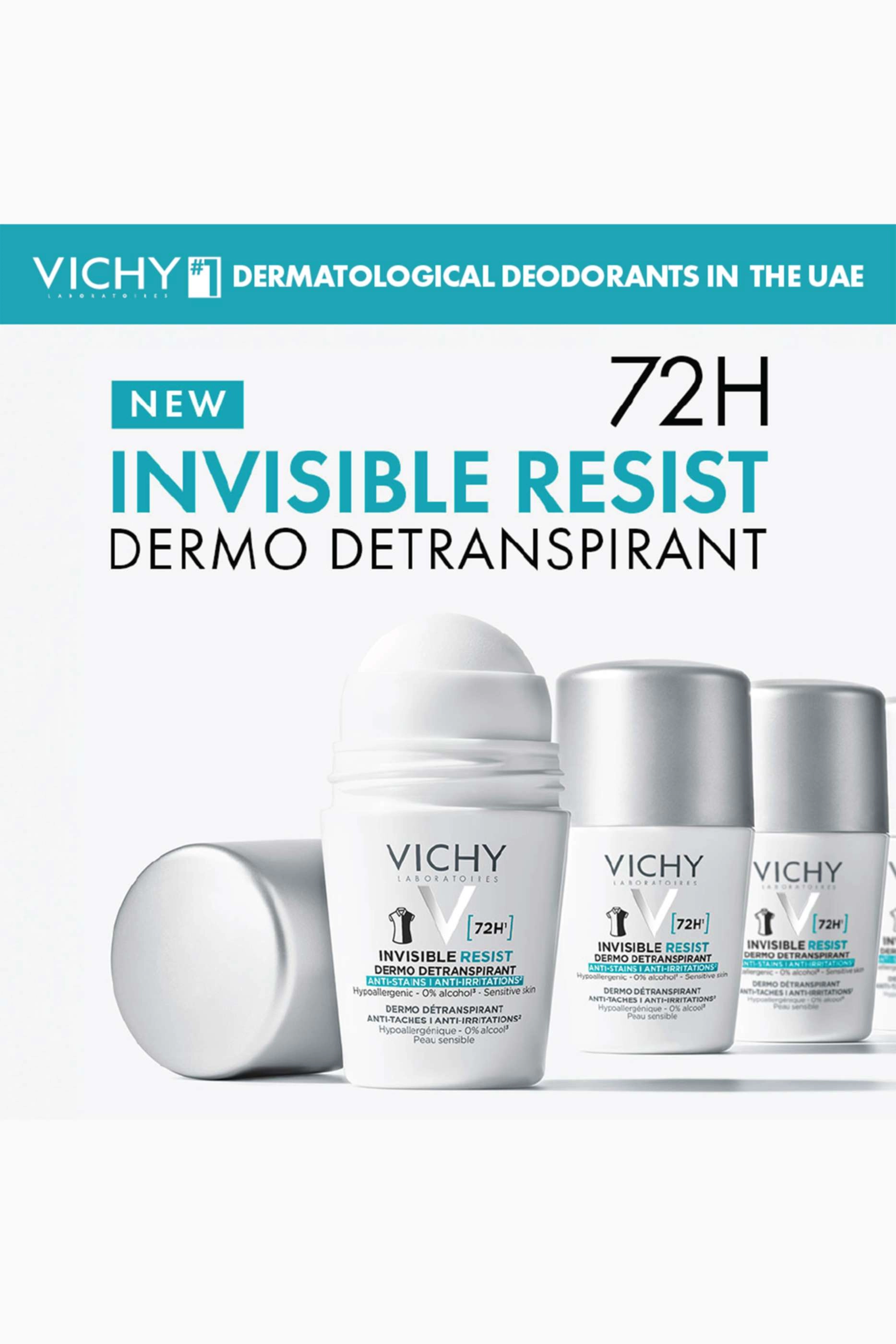 72-Hour Anti-Perspirant Homme Deodorant - No scent 50 ml