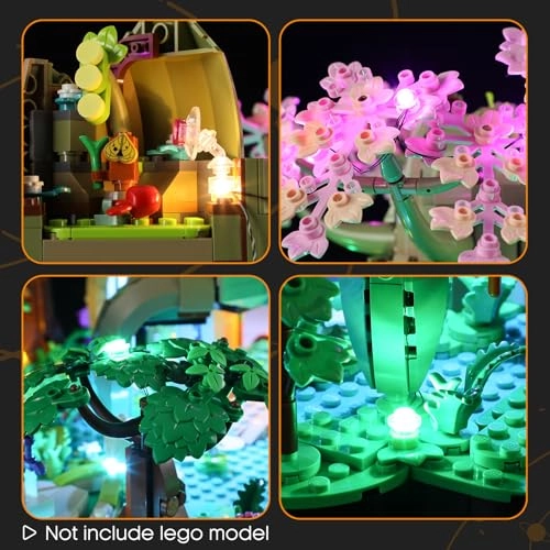 Great Deku-Tree 2-in-1 (77092) - LED Lighting Kit Compatible With Lego Building Blocks
