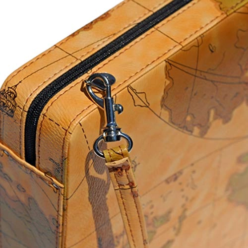 Backgammon Board - Magnetic Map Style + Carrying Strap