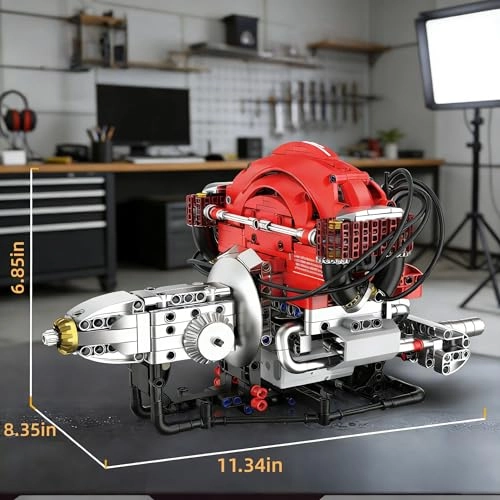 V8 Engine Building Kit (K96216) - creativity engine building block toy
