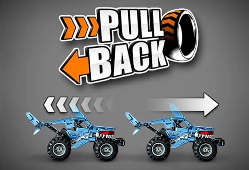 Technic Monster Jam Megalodon (42134) - 2-in-1 Pull-back