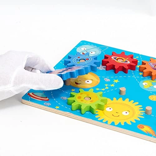 Gear Building Block Toy Set - 1pcs Board 10pcs Gears 5pcs Blocks