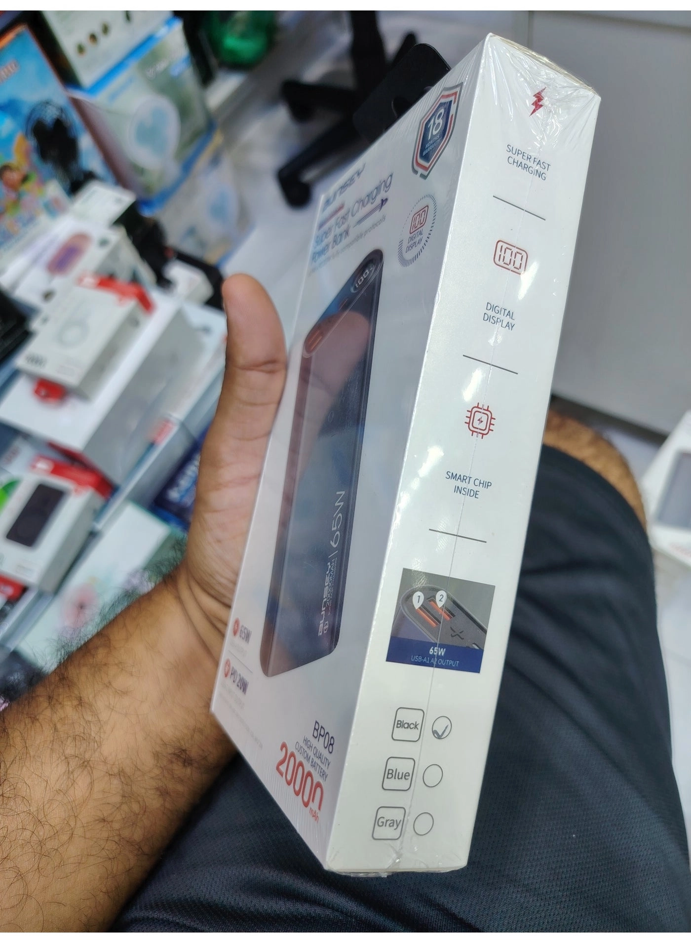 PB08 - 20000mAh 65W Fast-Charging