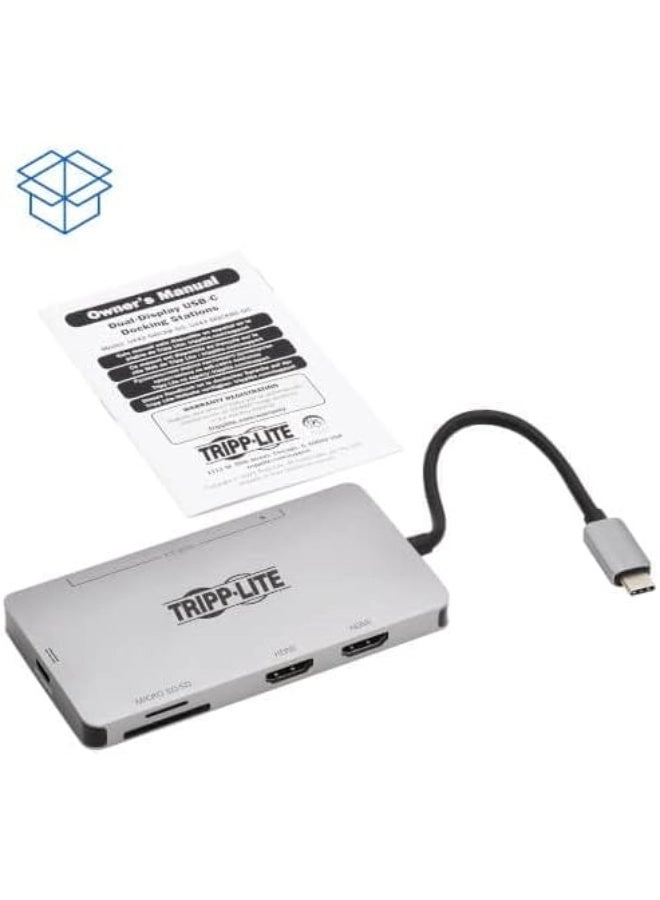 U442-DOCK8-GG - Dual HDMI 4K @ 60Hz 100W PD