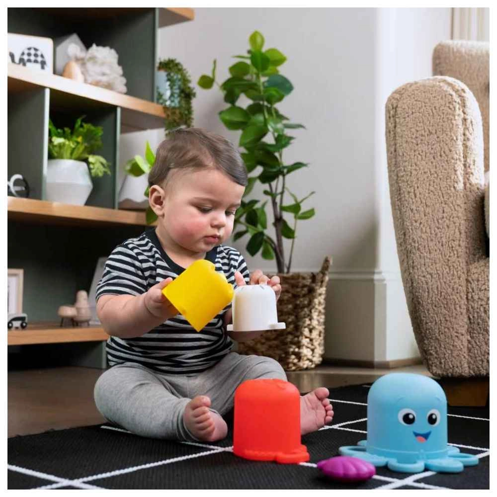 Opus's Stack & Stream Sensory Stacking Cups - Suitable for 3 months & above 5-piece