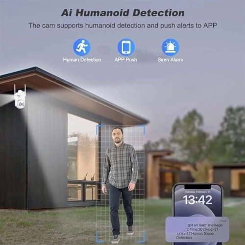 Outdoor Wireless Security IP Camera 4K