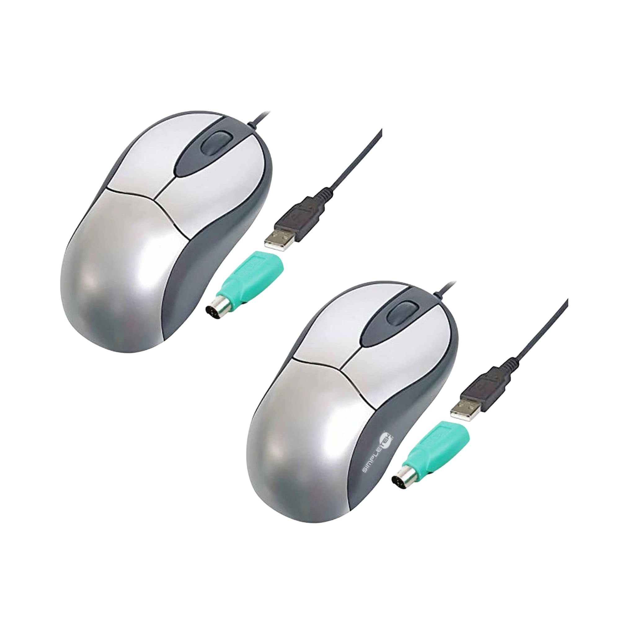 Ergonomic Combo Optical Mouse - PS/2 USB
