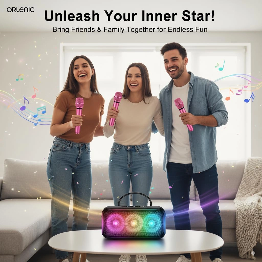 Portable Karaoke Machine - 2 7W