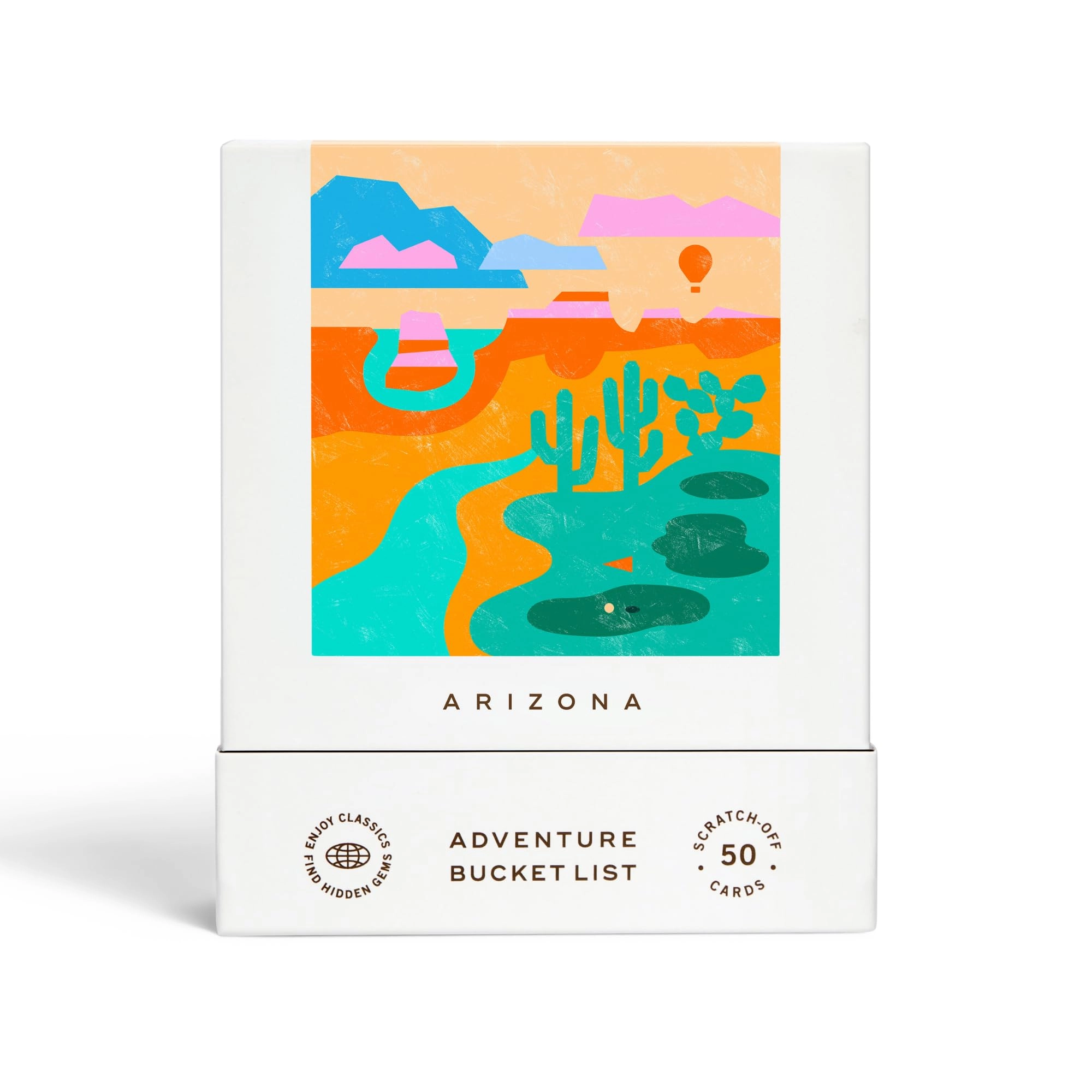 Arizona Adventure Bucket List - 50 Scratch-Off Cards Multicolor