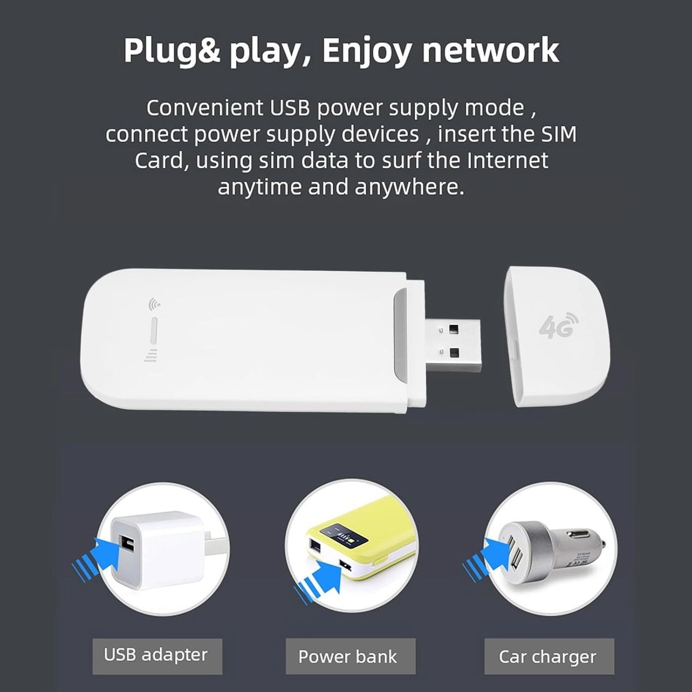 4G USB WiFi Router - 150Mbps