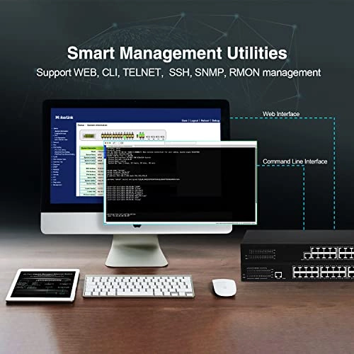 28G POE Managed 28-ports