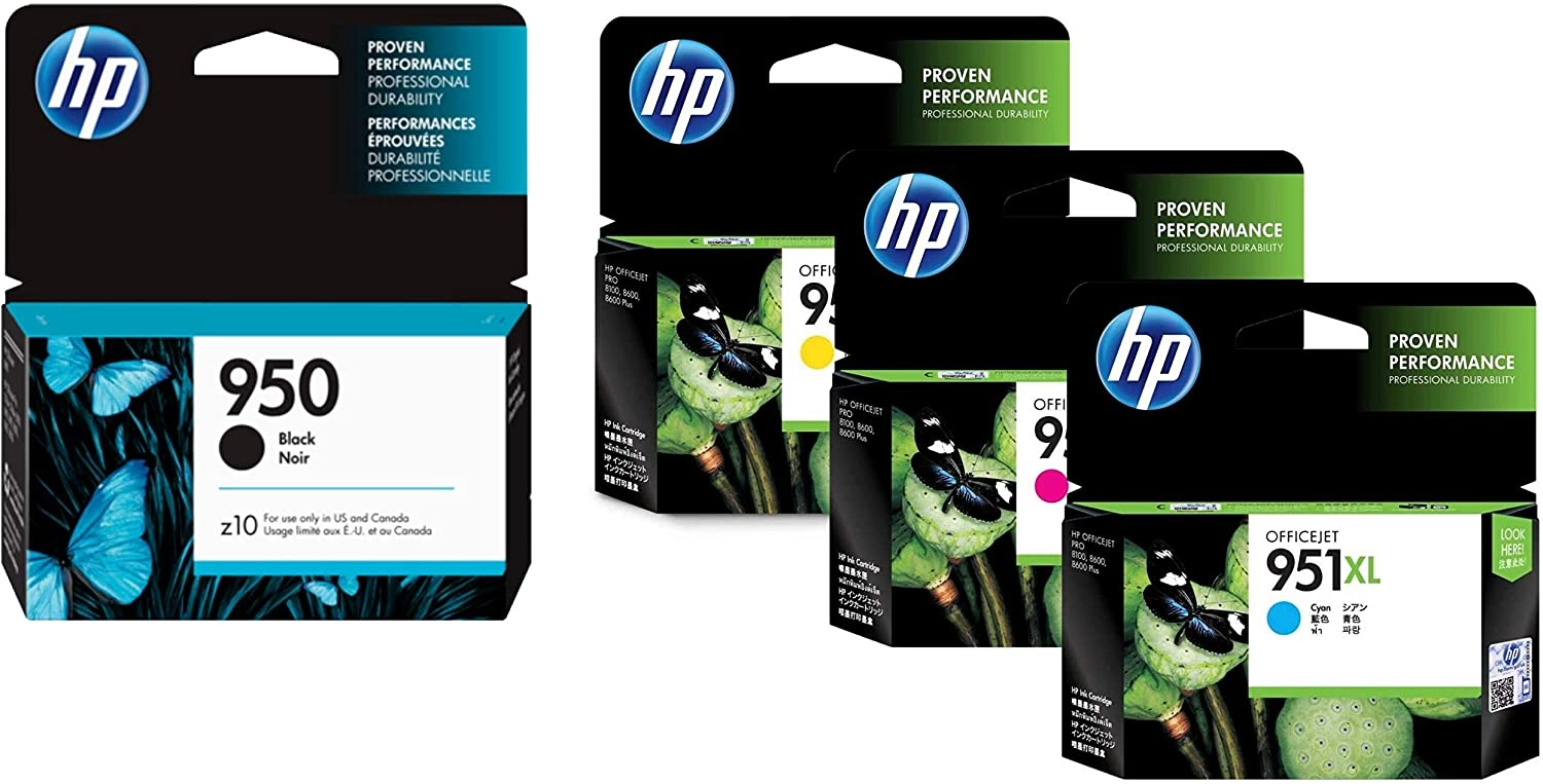 HP 950 Standard Yield Black + 951XL High Yield Multicolor
