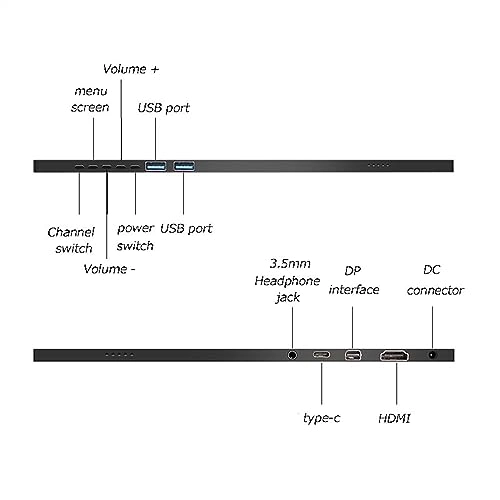 Portable Monitor - 1WLBPJ9KHMTZ 17.3 inches 3840*2160