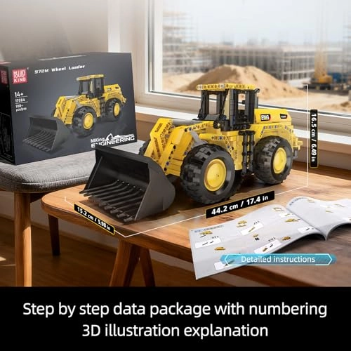 17084 Wheel Loader (WX17084-SWRMG-HJY) - Remote Control Buildable