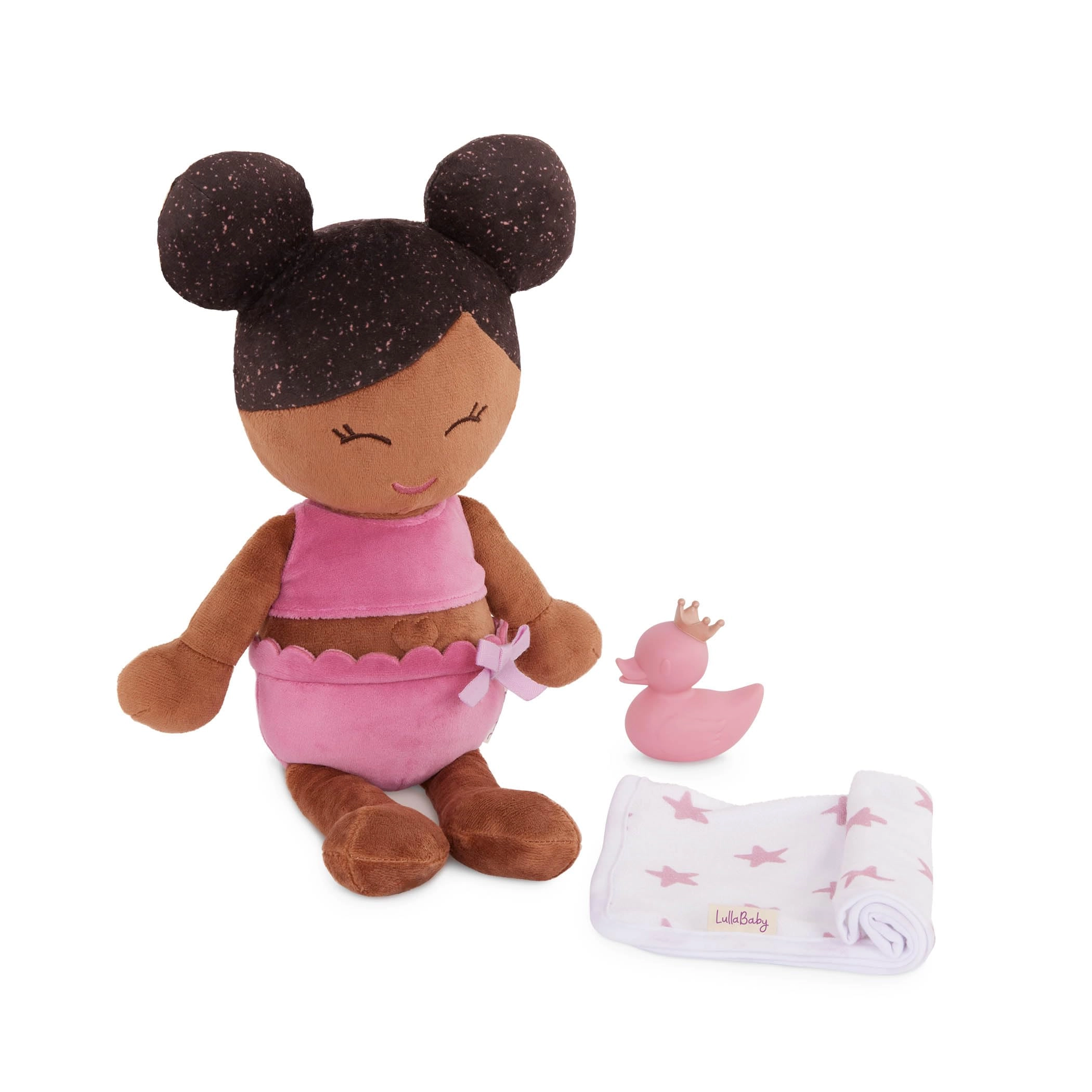 Branford Limited 14-Inch Bath Doll - Warm Skintone & Dark Brown Hair